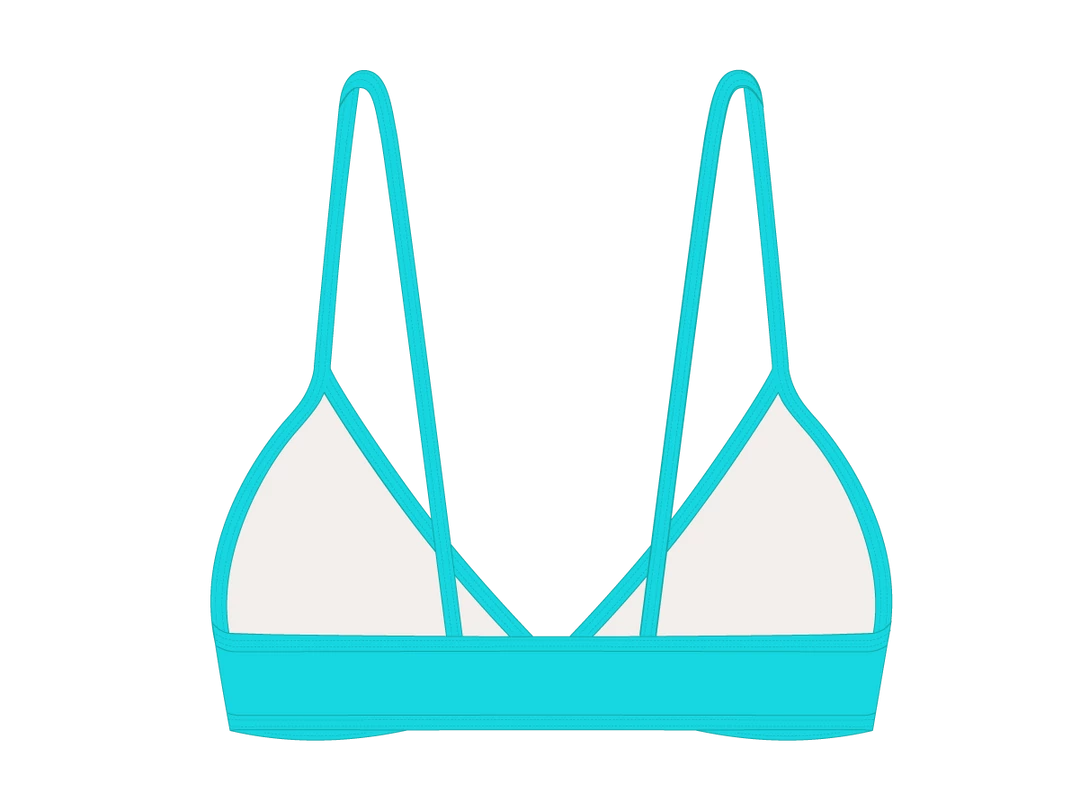 Boutine LA TOPS Baby Blue Fitted Top II