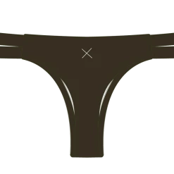 Boutine LA Forest Green Dual Strap Bottom II BOTTOMS