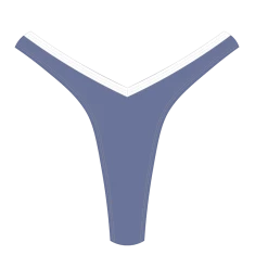 ChooksLA BOTTOMS Pale Blue Frame Bottom