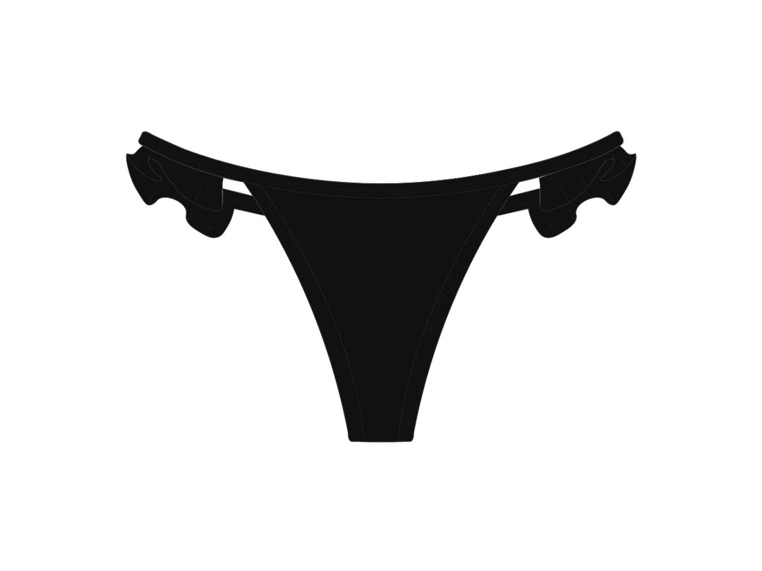 Boutine LA Manhattan Black Fringe Bottoms