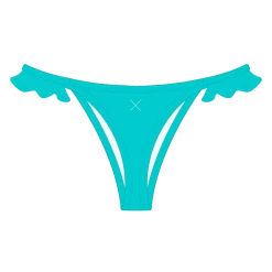 Boutine LA Cyan Fringe Bottoms