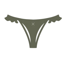 Boutine LA Moss Green Fringe Bottoms