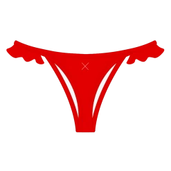 Boutine LA Rose Red Fringe Bottoms