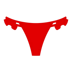 Boutine LA Rose Red Fringe Bottoms