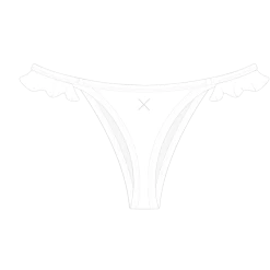 Boutine LA Venice White Fringe Bottoms