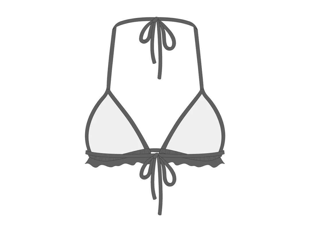 Boutine LA Ash Grey Fringe Top