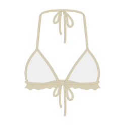 Boutine LA TOPS Astro Grey Fringe Top