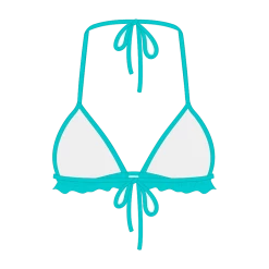 Boutine LA Cyan Fringe Top