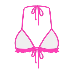 Boutine LA Hot Pink Fringe Top