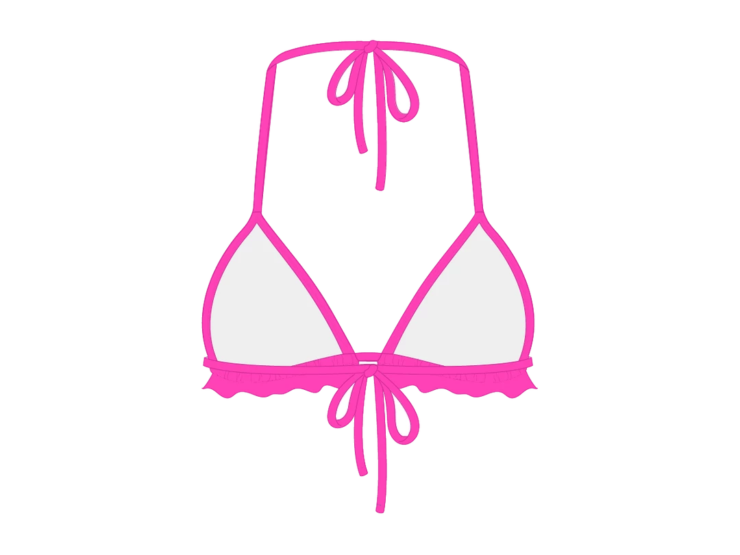 Boutine LA Hot Pink Fringe Top