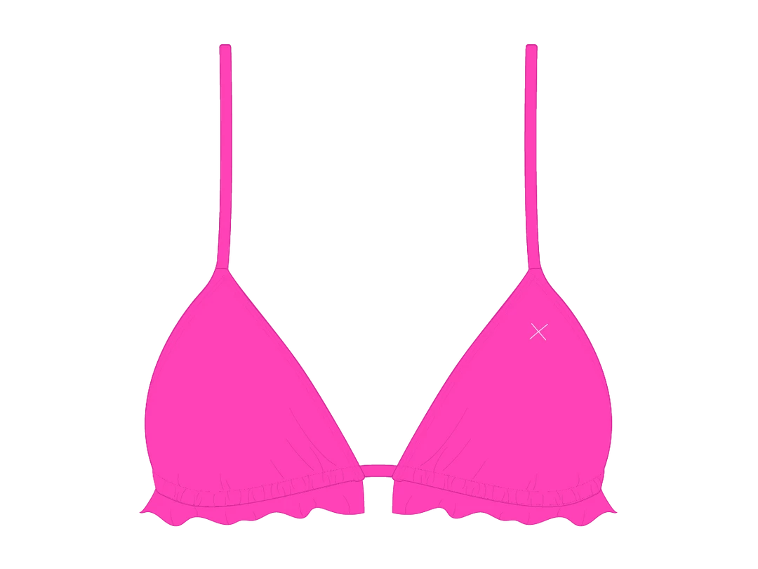 Boutine LA Hot Pink Fringe Top