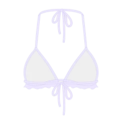 Boutine LA Lavender Fringe Top Fringe Top X Multie Bottoms