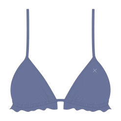 Boutine LA TOPS Pale Blue Fringe Top