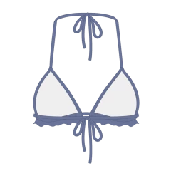 Boutine LA TOPS Pale Blue Fringe Top