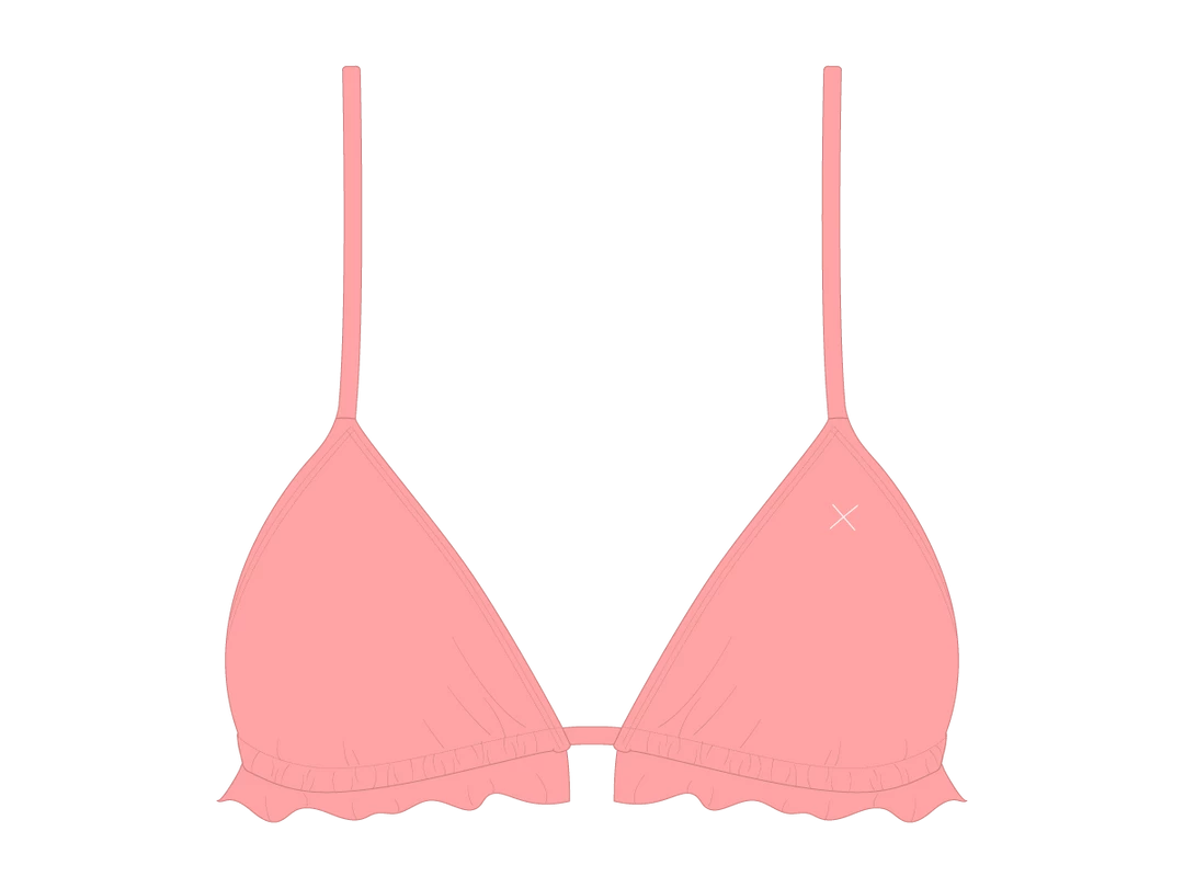 Boutine LA TOPS Peach Fringe Top