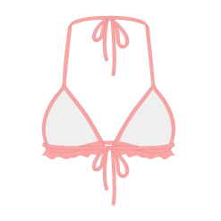 Boutine LA TOPS Peach Fringe Top