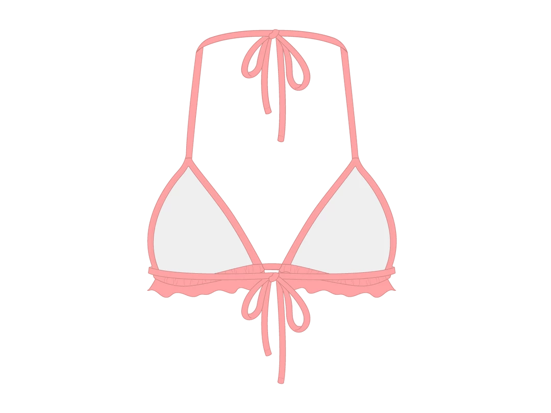 Boutine LA TOPS Peach Fringe Top