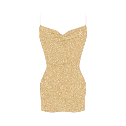 Boutine LA COVER-UPS Gold Dust Shimmer Pool Dress