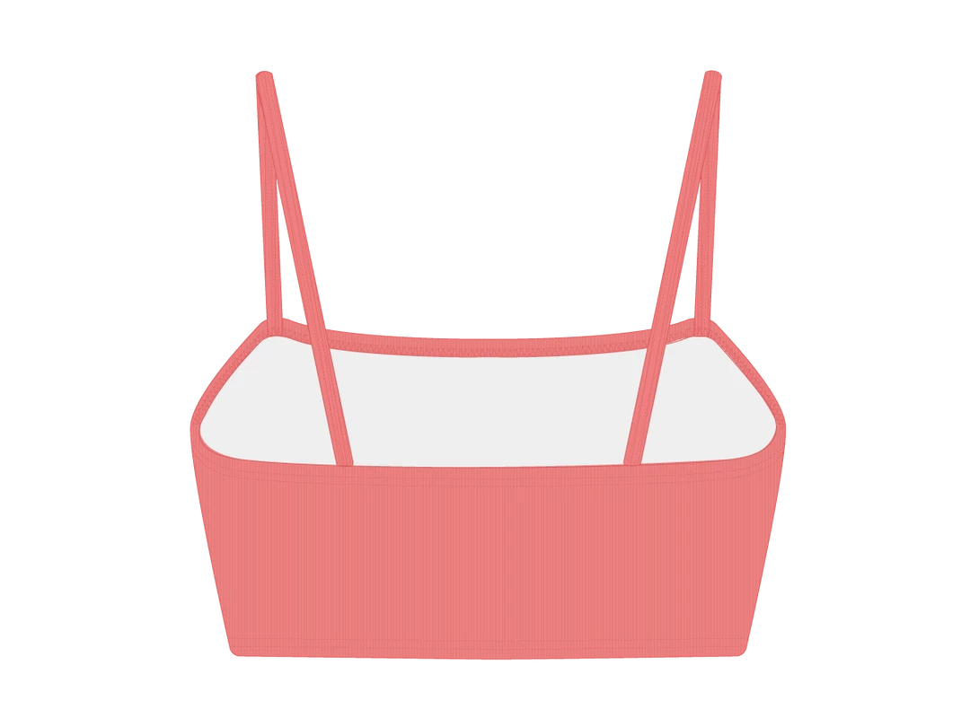 Boutine LA TOPS Gum Pink Ribbed Camisole Top