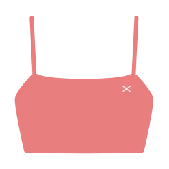 Boutine LA TOPS Gum Pink Ribbed Camisole Top