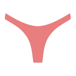 Boutine LA Gum Pink Ribbed Chic 80's Bottoms