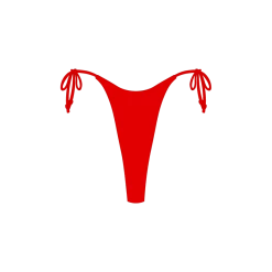 Boutine LA Rose Red Hi Beachy Bottoms