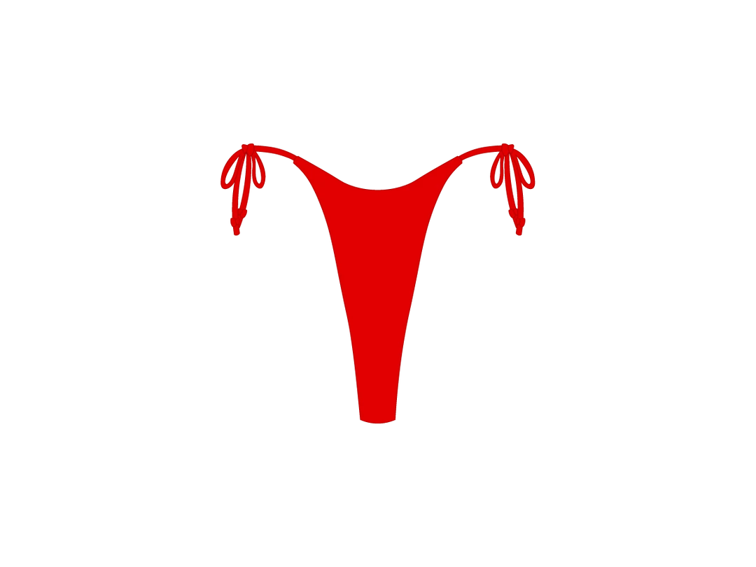 Boutine LA Rose Red Hi Beachy Bottoms