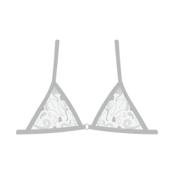 Boutine LA UNDERWEAR Hills Grey Minimal Lace Bralette