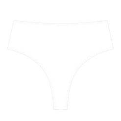 Boutine LA Venice White High-Waist Bottoms