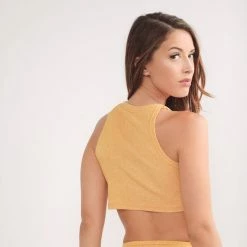 Cameeli ACTIVEWEAR Honey Ribbed Cropped Tank