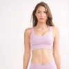 Cameeli ACTIVEWEAR Lavender Seamless Ribbed Top