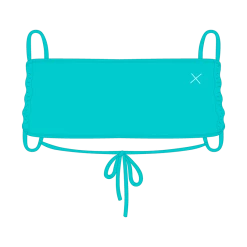 Boutine LA Indie Top X Resort Bottoms Cyan Indie Top