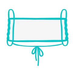 Boutine LA Indie Top X Resort Bottoms Cyan Indie Top