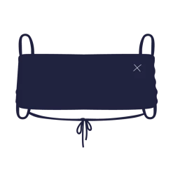 Boutine LA Indie Top X Resort Bottoms Malibu Blue Indie Top