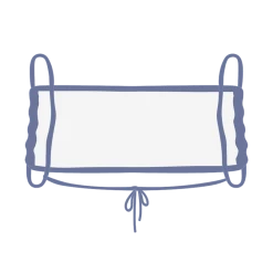 Boutine LA Pale Blue Indie Top TOPS