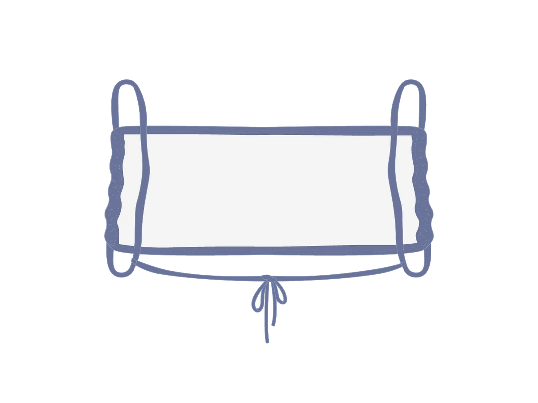 Boutine LA Pale Blue Indie Top TOPS