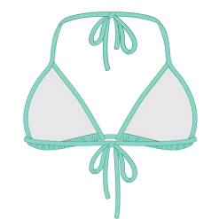 Boutine LA Bikini Tops Lake Green Bikini Top II