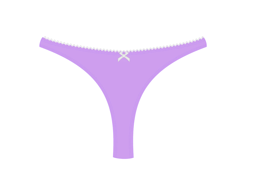 Basicallyswim BOTTOMS Bright Ube Bow Bottom