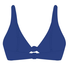 Boutine LA Laguna Blue Twist Top