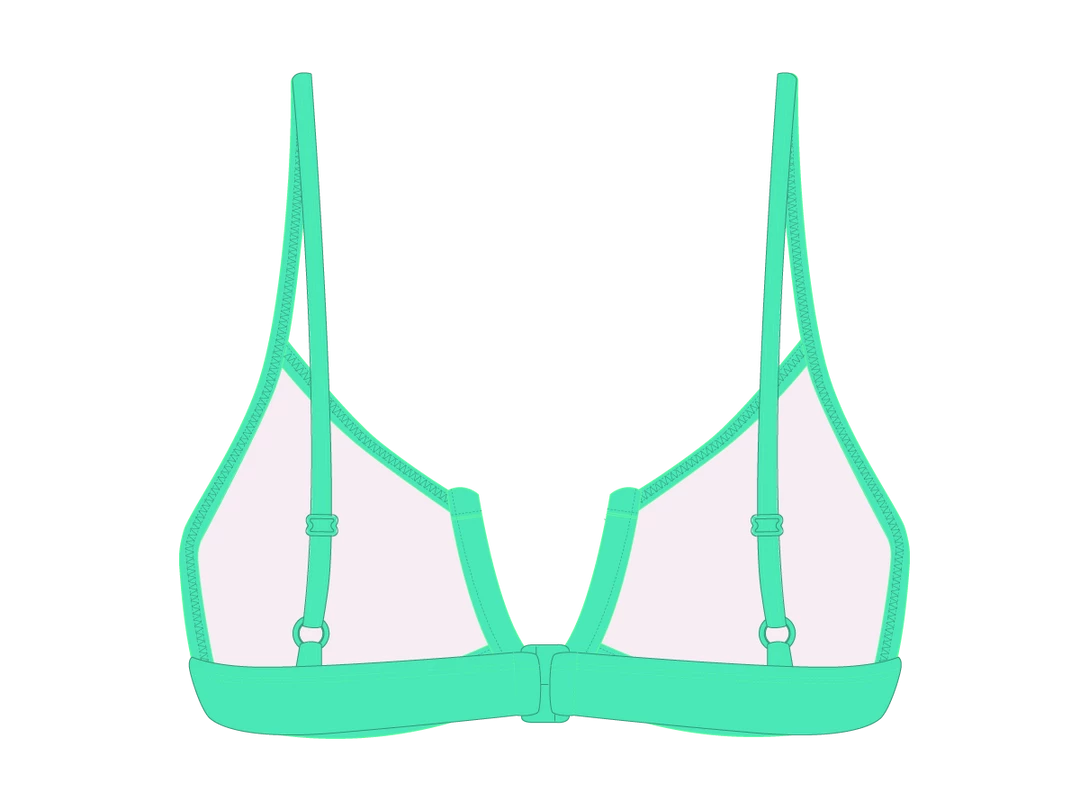 Boutine LA Lake Green V-Cut Top TOPS