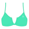 Boutine LA Lake Green V-Cut Top TOPS