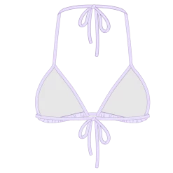 Boutine LA Lavender Bikini Top II MATCHING SETS