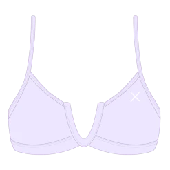Boutine LA Lavender V-Cut Top V-Cut Top X Minimal Bottoms