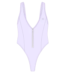 Boutine LA Lavender Zipper One-Piece