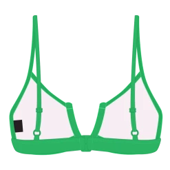 Boutine LA Leaf Green V-Cut Top