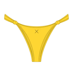 Boutine LA Lily Yellow Twist Bottoms