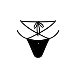 Boutine LA Manhattan Black Loop Bottom