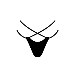 Boutine LA Manhattan Black Loop Bottom