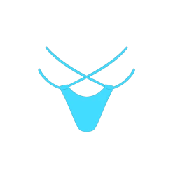 Boutine LA Baby Blue Loop Bottom