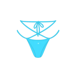 Boutine LA Baby Blue Loop Bottom